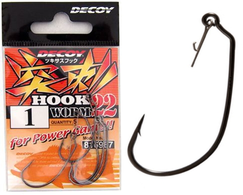 Decoy Worm 22 S size # 4/0 pz. 3